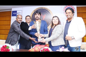 Hero Srikanth Unveils the TVS Shampoorna Bharath Shah Cricket Trophy 2018
